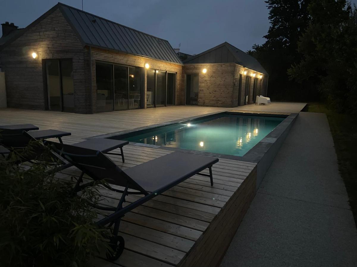 Magnifique Villa Avec Piscine, A 5 Min Des Plages Landunvez 外观 照片